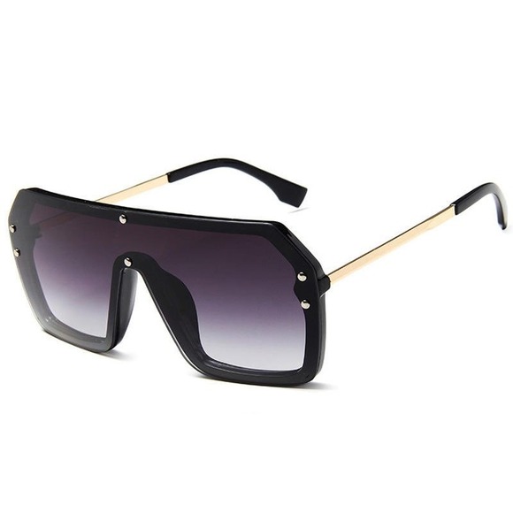 Sunglasses Men's‎ Oversized Flat Top Fashion Shades Lentes Gafas Humbre Mujeres - Picture 3 of 6